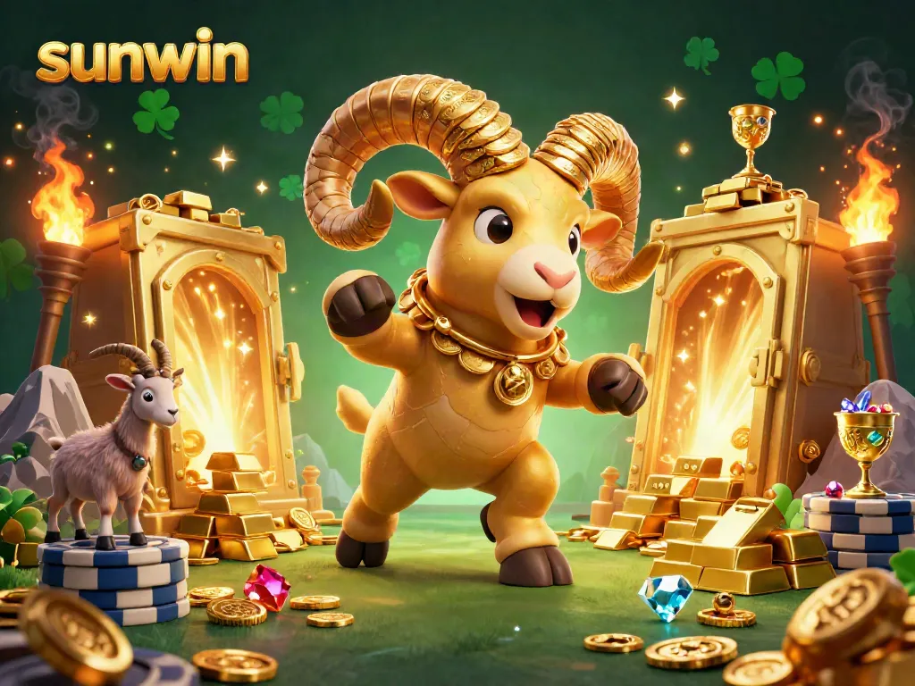 Engage with sunwin's thrilling gaming experience featuring golden ram and treasures.