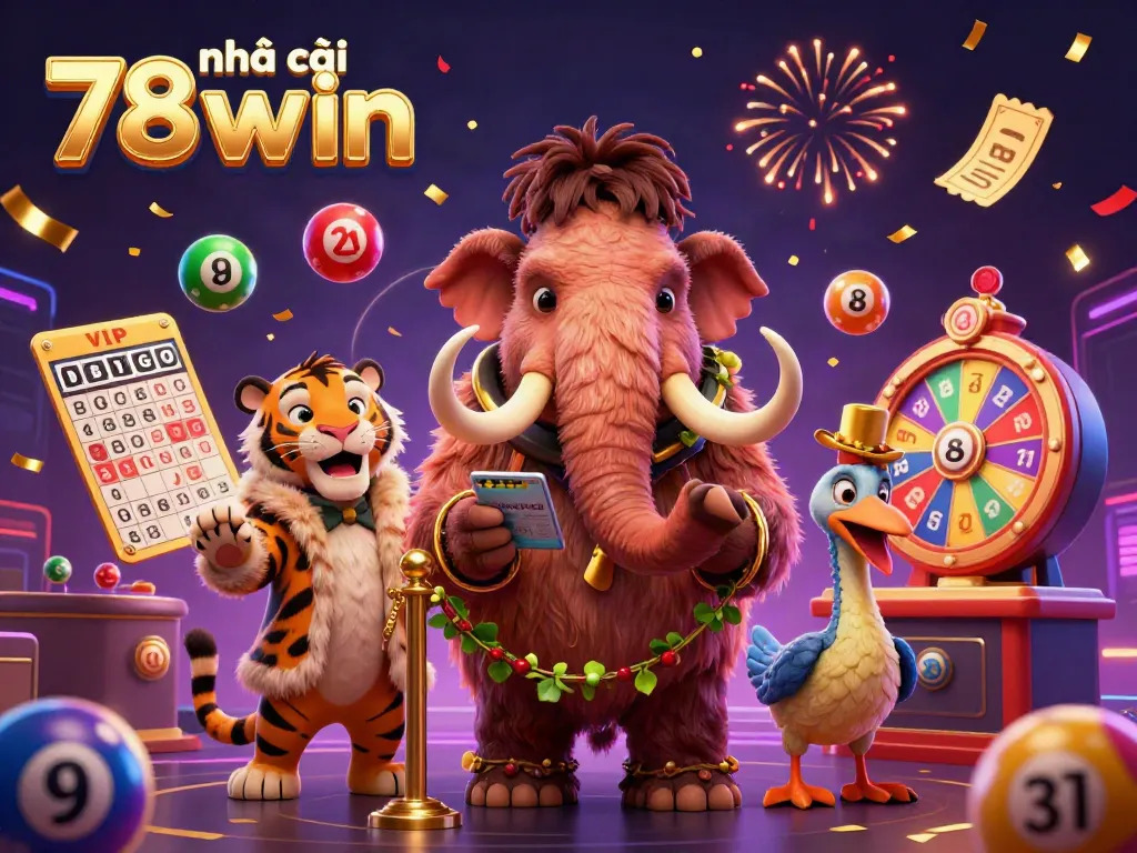 Experience exciting gameplay at nhà cái 78win with dynamic lottery elements and captivating characters.