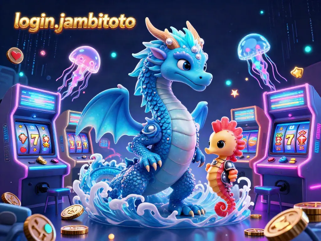 Join the gaming excitement with login jambitoto, featuring vibrant casino elements and enchanting characters.