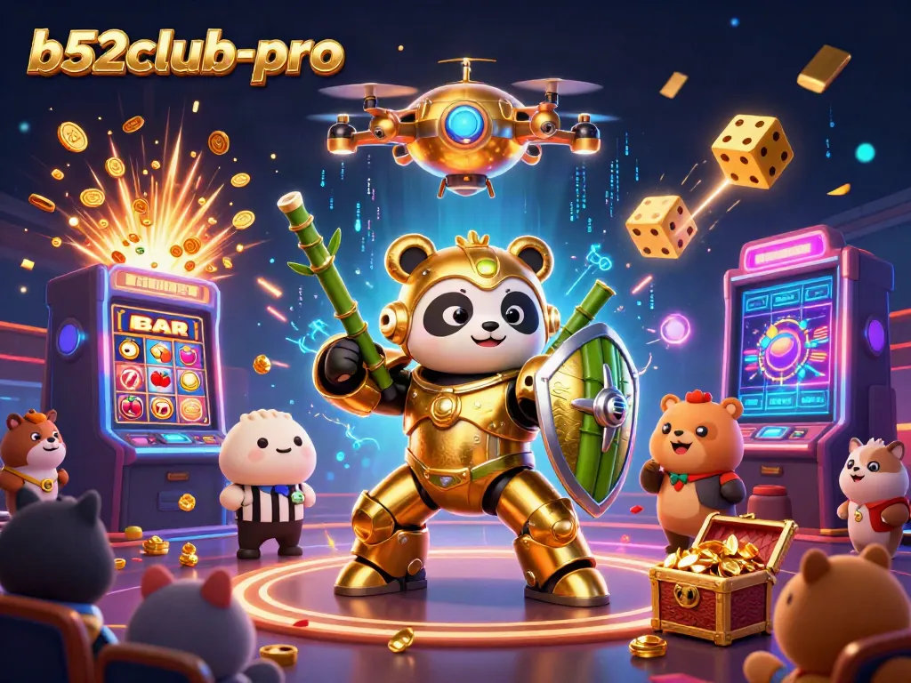 Experience thrilling action at b52club-pro with a vibrant casino scene filled with excitement and energy.
