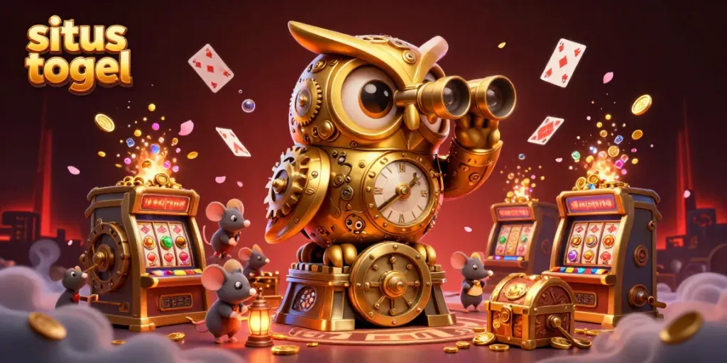 Experience the excitement of situs togel with vibrant characters and engaging casino elements.