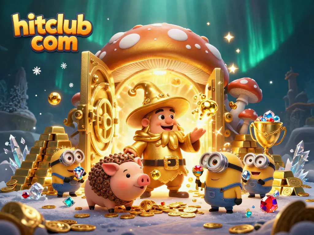 Experience rich gaming thrills at hitclub com with golden treasures and fun characters in an exciting casino atmosphere