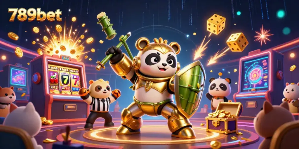Experience thrilling gameplay at 789bet with exciting slot machines and animated characters in action.
