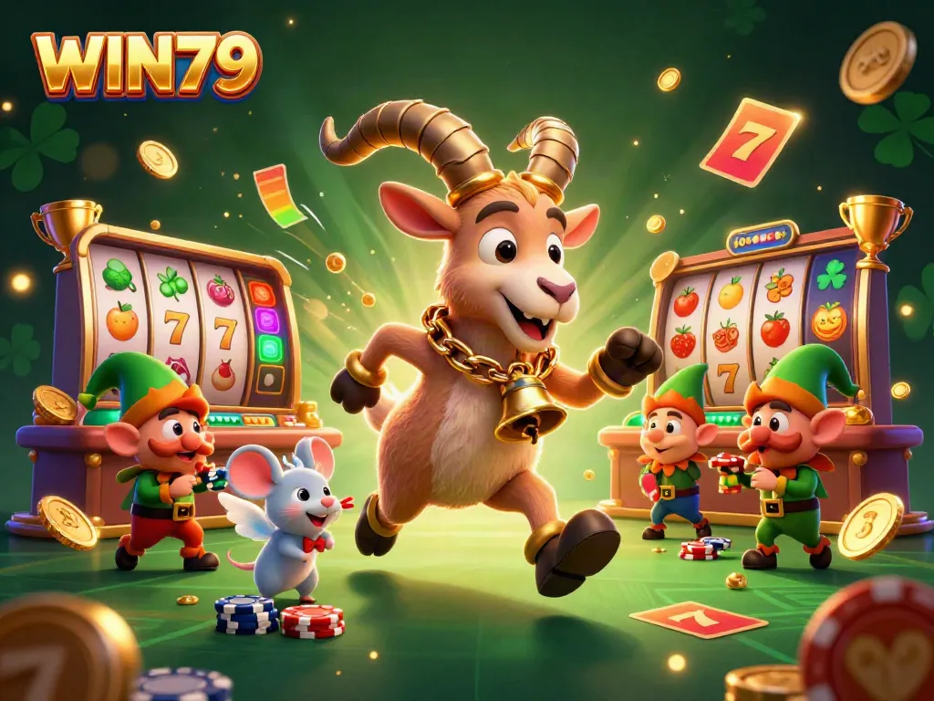 Engage in thrilling gameplay with WIN79 at a festive, spooky holiday-horror casino.