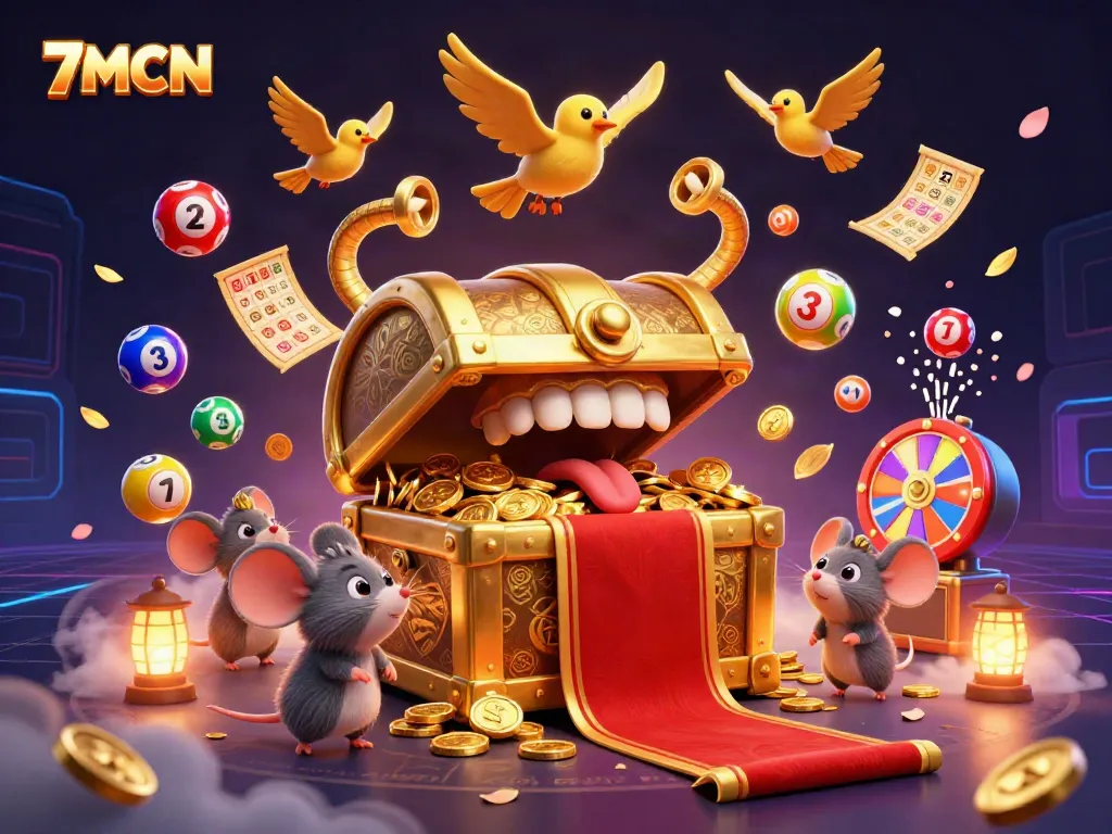 Engage with exhilarating 7MCN live scoring action and dynamic lottery visuals in an immersive casino setting.