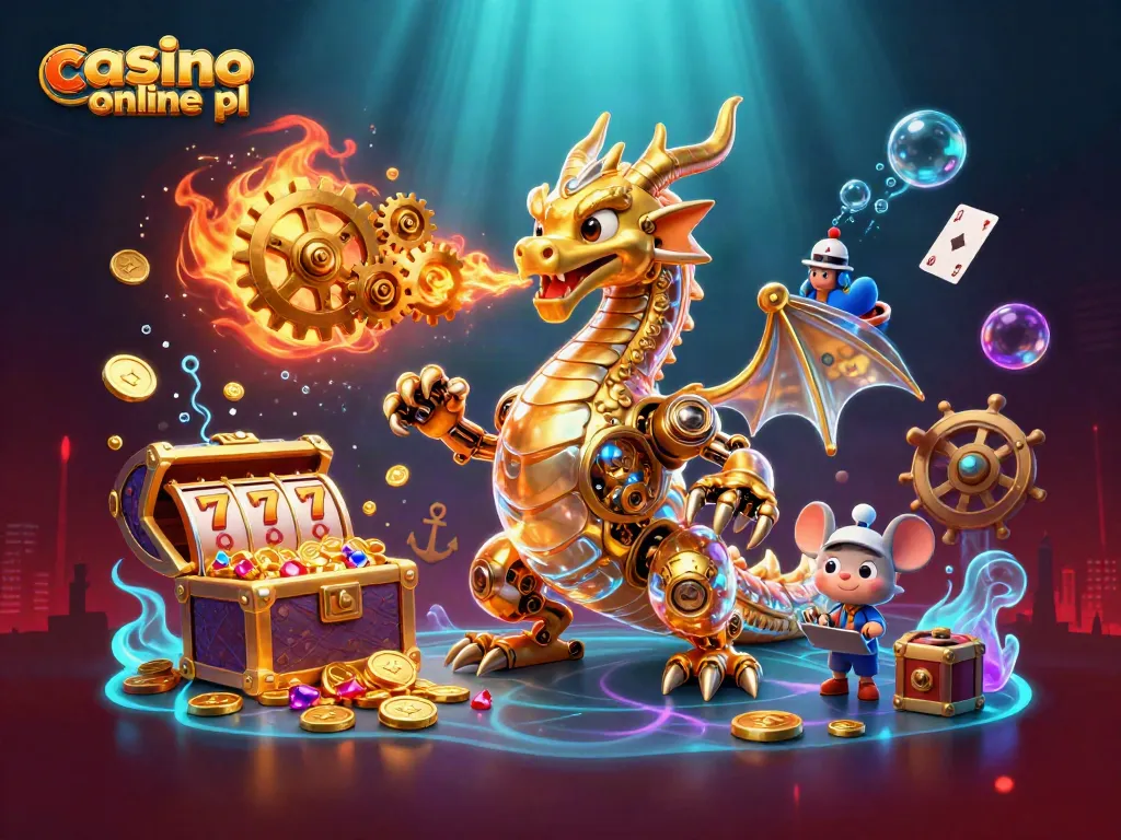 Engage with the thrilling world of casino online pl featuring a golden dragon and dynamic game elements.