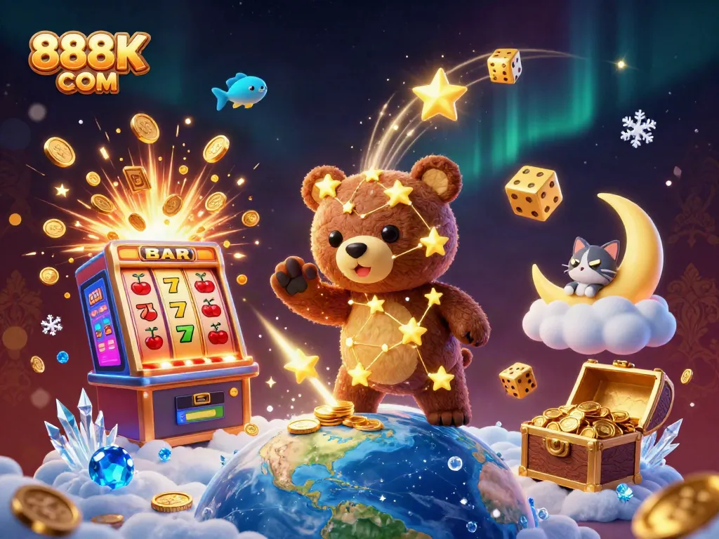 Experience winning with 888K COM in a vibrant casino world filled with treasures and adventures.