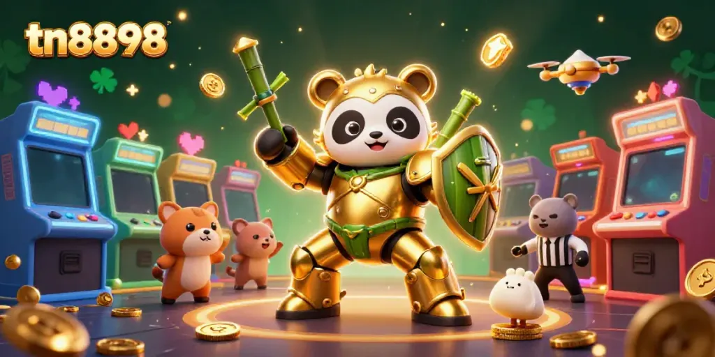 Engage with thrilling games at tn8898 featuring vibrant gaming characters and casino elements.